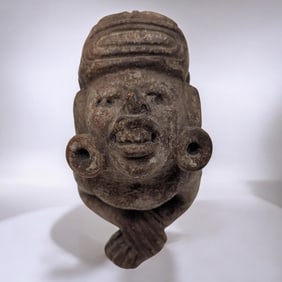 A Very Fine Pre-Columbian Zapotec Mayan Clay Figure