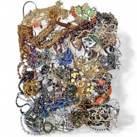 Large Lot Of Costume Jewelry