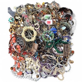 Lot Of Costume Jewelry, Bracelets And Necklaces