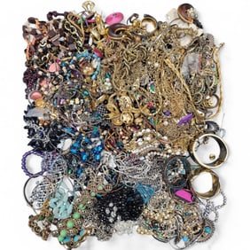 Large Lot Of Costume Jewelry