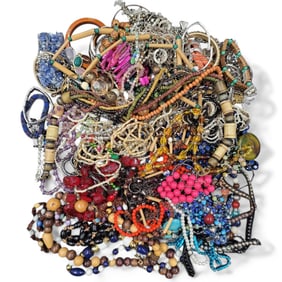 Lot Of Costume Jewelry, Beaded Necklaces