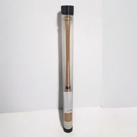 Vintage Dated Hall Of Fame Baseball Bat Signed By Ernie Banks, 1977 With COA, Stuck Inside Case