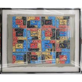 Bruce Gregory (American, 1917-2002) Mixed Media Painting Signed, Estate Fresh