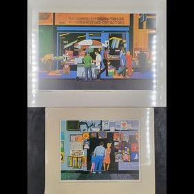 Jon Henry (American, 1916-1990) Pair Of Signed & Numbered Prints
