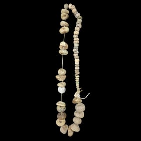 An African Graduated Trade Beads Necklace