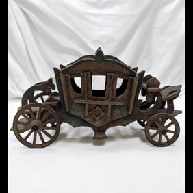 Antique Paul F. Beich Candy Company Store Display Carriage