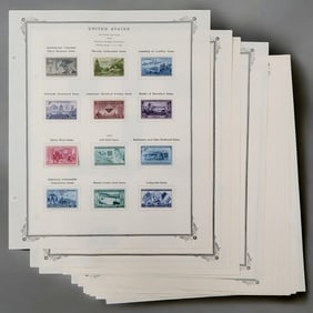 Scotts American Stamps Album United States 1951-1959 Unused, 15 Pages
