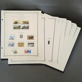 Scotts American Stamps Album United States 1970-1975 Unused, 19 Pages