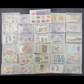 An Assorted Grouping Of Mint International Postage Stamps
