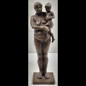 Bronze Figural Nude Sculpture From T.J. Dixon's "Real Women" Project, Julianna 27 SOLD FOR NON PROFI