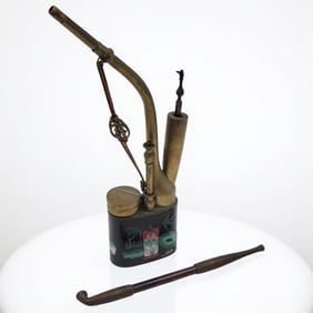 An Antique Pair Of Chinese Opium Pipes