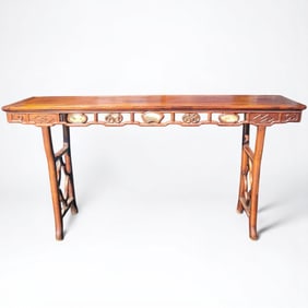 Antique 19th Century Chinese Hardwood Altar Table