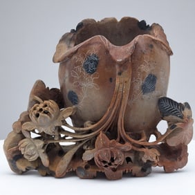 An Early 20th Century Chinese Carved Soapstone Sculpture