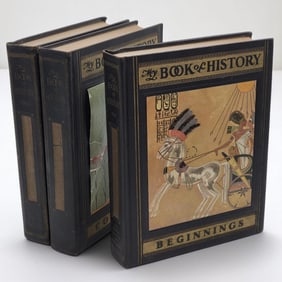 The Bookhouse For Children, Three Volumes Of "My Book Of History: A Picturesque Tale Of Progress"