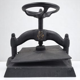 Antique 1890s Cast Iron Book Press