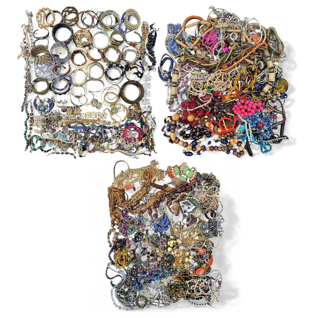 A Very Large Lot Of Assorted Costume Jewelry: **DUE TO THIS LOT BEING JEWELRY IT MUST BE PAID VIA BANK WIRE TRANSFER OR CERTIFIED CHECK.** A Very Large Lot Of Assorted Costume Jewelry. Please copy and paste the URL link below to review