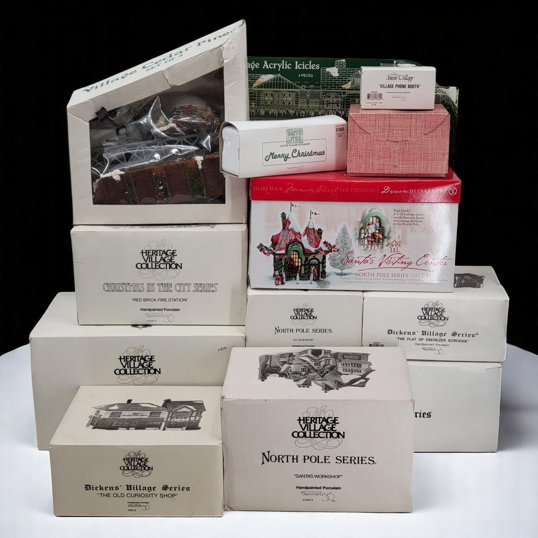 Heritage Village Collection Dept. 56 Hand Painted Porcelain Set & Others, 13 Pieces (1 of 10)