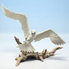 Limited Ed. Signed Boehm Natural Audubon Society 1988 Porcelain Sculpture, "Fairy Tern" #243/442