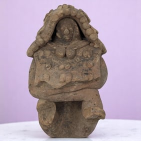 Pre-Columbian Pottery Shaman Figure
