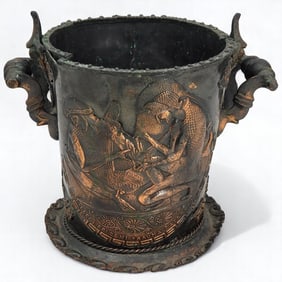 A Greek Handmade Copper Bucket