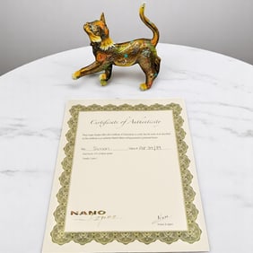 Limited Ed. 34/40 Nano Lopez (Colombian / American, b.1955) Bronze Sculpture "Simon" With COA