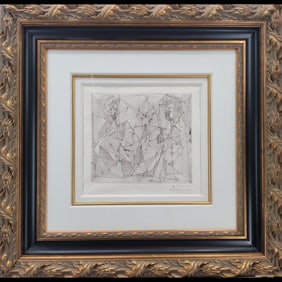 Pablo Picasso Engraving "Deux Femme Assises" 1938 5/50 Signed In Plate