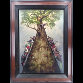 Vladimir Kush Giclee On Canvas "Light For The Soul" 14/144 With COA