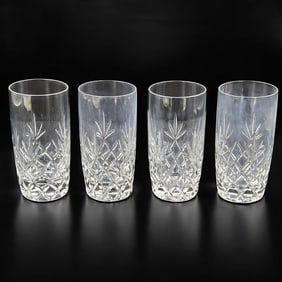 Lot Of LENOX Cut Crystal Cups, 4 Pieces