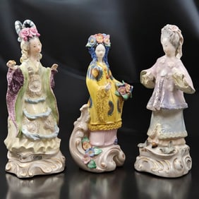 Lot Of Vintage CORDEY Porcelain Figurines, 3 Pieces