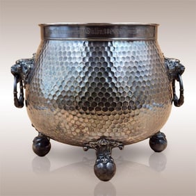 A Very Fine WMF Silver Plated Pot Highly Decorated And Dates 19th Century