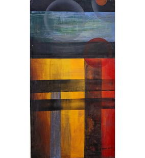 Biren De - Oil On Canvas Painting, NO COA 52" X 30": ***Relisted due to buyer forfeiting item*** ***We at RBFineArts can only attribute this work to the artist, We are not an authentication service. We can only declare the work as attributed to*** 