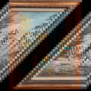 A Vintage Impressionist Style Oil On Canvas Landscape Painting, Artist Signed: A Vintage Impressionist Style Oil On Canvas Landscape Painting, Artist Signed. Measures approximately 21" x 17" framed. Please copy and paste the URL link below to review our Terms and Cond