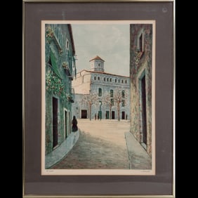 Joaquin Cabane (Spanish, 1922-1993) Pencil Signed & Numbered Print 9/260