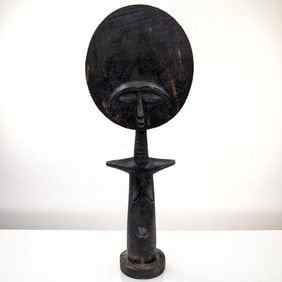 An Old African Ashanti Tribal Fertility Wood Carving