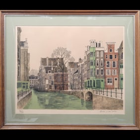 Denis Paul Noyer (French, b. 1940) Pencil Signed & Numbered Lithograph
