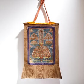 Antique Tibetan Tangka, 19th Century