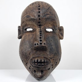 African Congo Carved Wood Ngbaka Mask