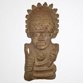 African Tribal Warrior Handmade Hammered Copper