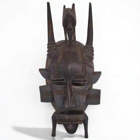 African Tribal Kpelie Mask