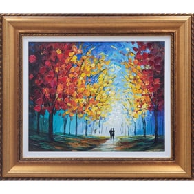 Slava Ilyayev (Israeli, b. 1970) Signed & Numbered Serigraph W/ COA, "Lovers" 170/210