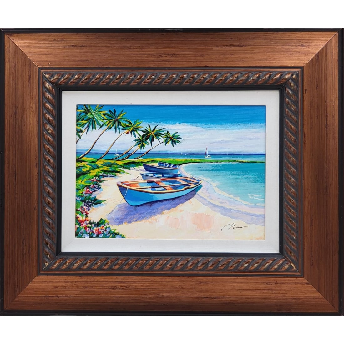 Alex Pauker (Russian, b. 1974) Serigraph On Linen W/ COA, "Hidden Cove" (1 of 10)