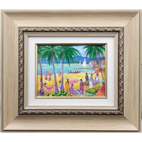 Jean-Claude Picot (French, 1933-2020) Seriolithograph W/ COA, "Paysage a St. Dominque"