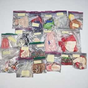 Large Lot Of 18 Vintage Mattel Fashion And Accessory Sets, 1960s