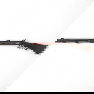 Thompson Center Renegade .50 Caliber Black Powder Muzzle Loader: **DUE TO THIS LOT BEING CLASSED AS A WEAPON IT MUST BE PAID VIA BANK WIRE TRANSFER OR CERTIFIED CHECK.**Thompson Center Renegade .50 Caliber Black Powder Muzzle Loader. Measures approx. 42.5" long.
