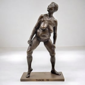 Bronze Figural Nude Sculpture From T.J. Dixon's "Real Women" Project, Tabor 59 FOR NON PROFIT