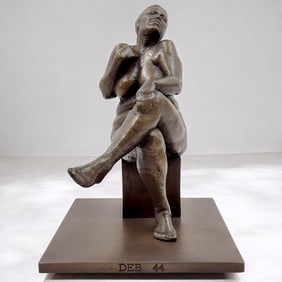 Bronze Figural Nude Sculpture From T.J. Dixon's "Real Women" Project, Deb 44 FOR NON PROFIT