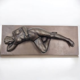 Bronze Figural Nude Sculpture By T.J. Dixon's "Real Women" Project, Lily 14, For Non-Profit