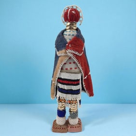 South African Ndebele Beaded / Mixed Media Ceremonial Doll