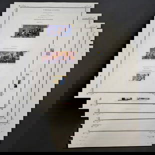 Scotts American Stamps Album 1970-1978 Unused 28 Pages + Assorted 1973-1980 Stamp Blocks: Scotts American Stamps Album 1970-1978 Unused 28 Pages + Assorted 1973-1980 Stamp Blocks. Some stamps missing. Posted on 9-1/2" x 11-1/2" paper from the Scotts American Stamps Album. INCLUDES Lot Of 8