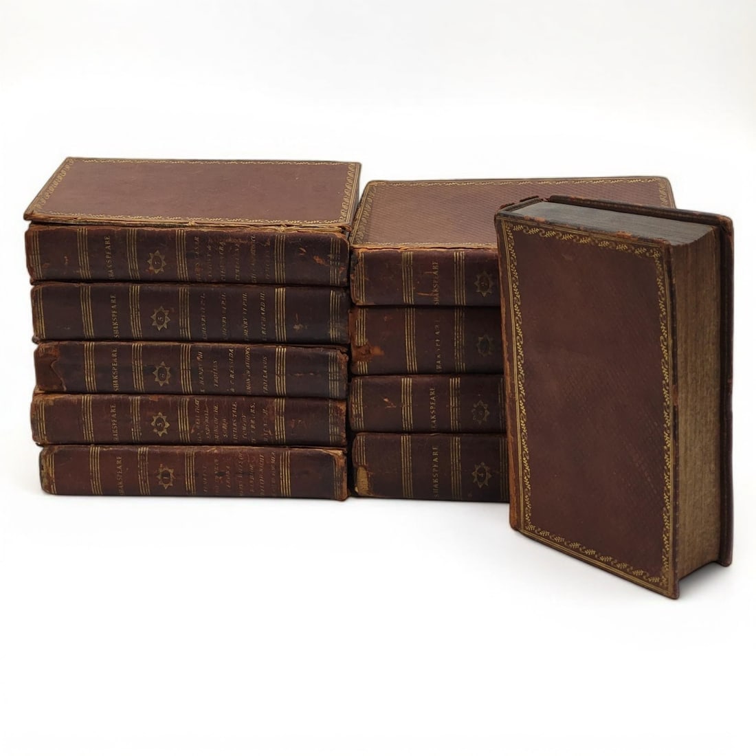 The Plays Of William Shakespeare 1803-1805, 10 Volume Complete Set: ***RE-LISTED DUE TO BUYER NOT PAYING*** The Plays Of William Shakespeare 1803-1805, 10 Volume Complete Set. London: 1803-1805. Printed by T. Bensley. Each book measures approximately 5-1/2" x 8-1/2"